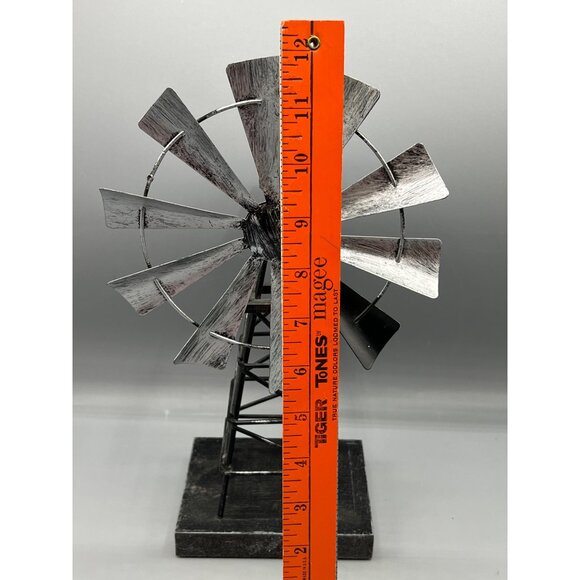 3 Metal Midwest Country Decor Tin Punch Candle Holder Galvanize Pitcher Windmill - Picture 4 of 16